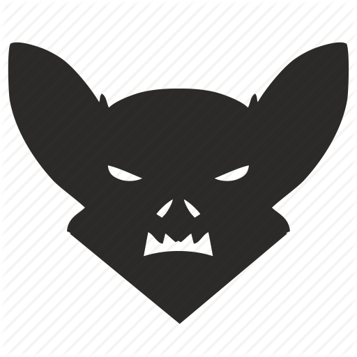 Animal Bat Logo - Animal, bat, face, skin icon