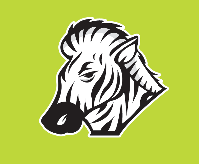 Cool Zebra Logo - Personal Zebra Logo Creamer's Sports Logos