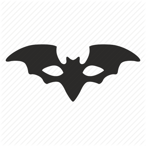 Bat Face Logo - Bat, batman, face, hero, mask icon
