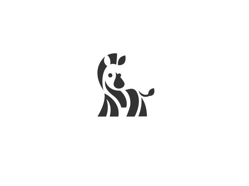 Cool Zebra Logo - Weekly Best Logo Design Inspiration (N.4). Logo figure
