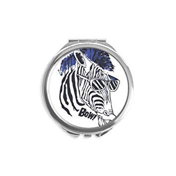 Cool Zebra Logo - Cool Zebra Sunglasses Animal Mirror Round Portable Hand