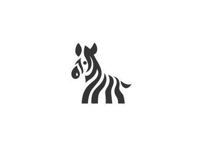 Cool Zebra Logo - Zebra | Logobox | Pinterest | Logo design, Logos and Negative space ...