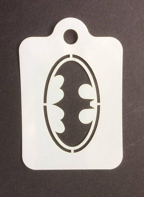 Bat Face Logo - Batman Bat Logo Face Painting stencil 190micron Washable | Etsy