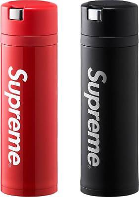 Supreme Thermos Logo - AUTHENTIC SUPREME ZOJIRUSHI Stainless Steel Mug Thermos F/W17 Black ...