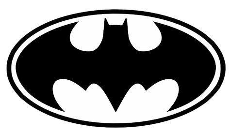 Bat Face Logo - bat signal clipart free | Bat Man clip art | Aniversário | Stencils ...