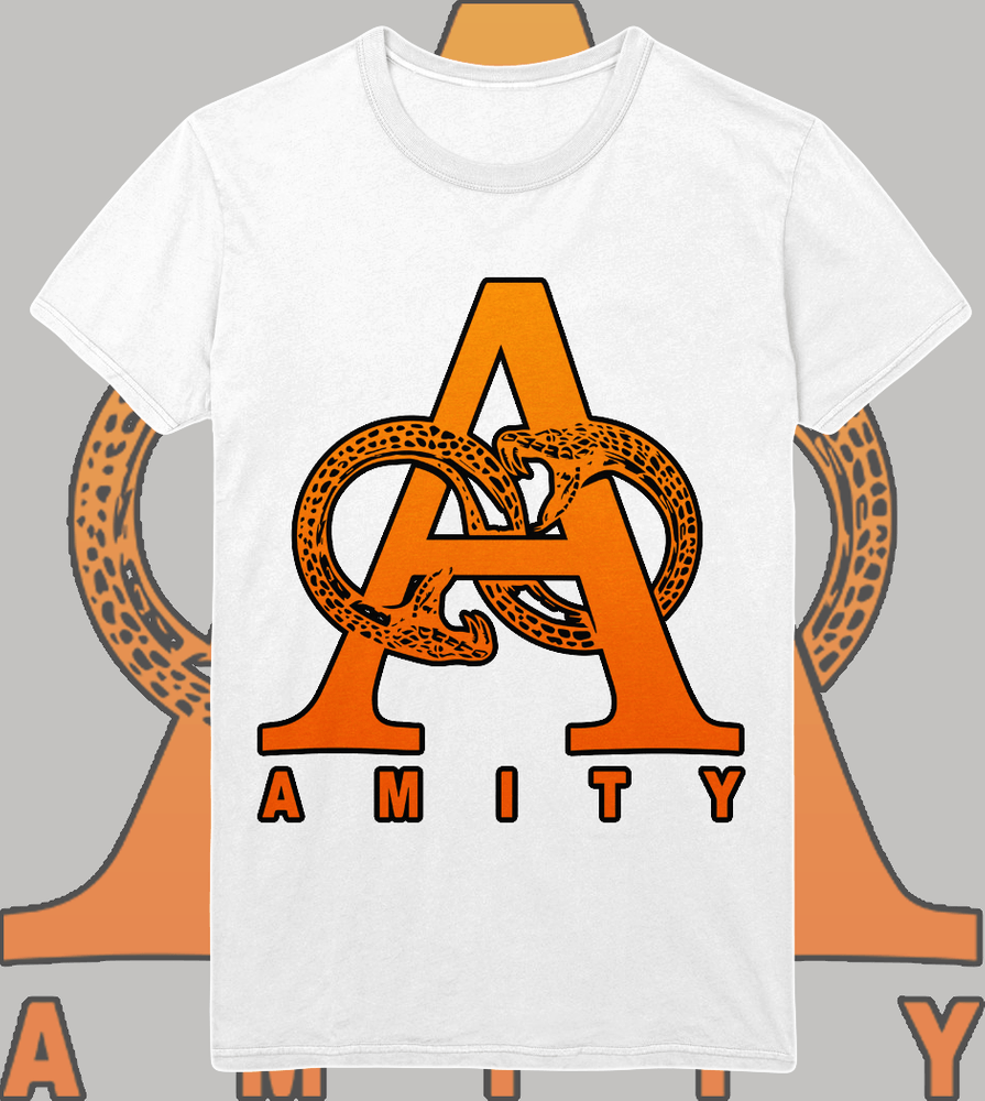 Orange Snake Logo - Amity Snake Logo Tee / Amity Threads