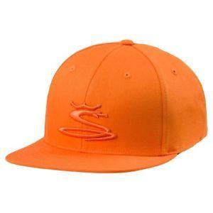 Orange Snake Logo - New 2018 Cobra Golf Tour Snake Snapback Hat Cap COLOR: Vibrant