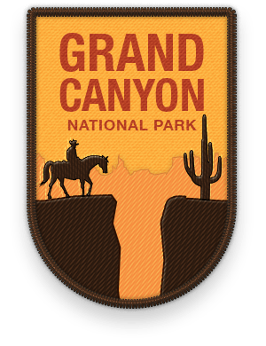 Grand Canyon National Park Logo - US National Parks. National Park Service