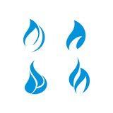 Natural Gas Flame Logo - Flame, oil, water drop shape for natural gas company logo design