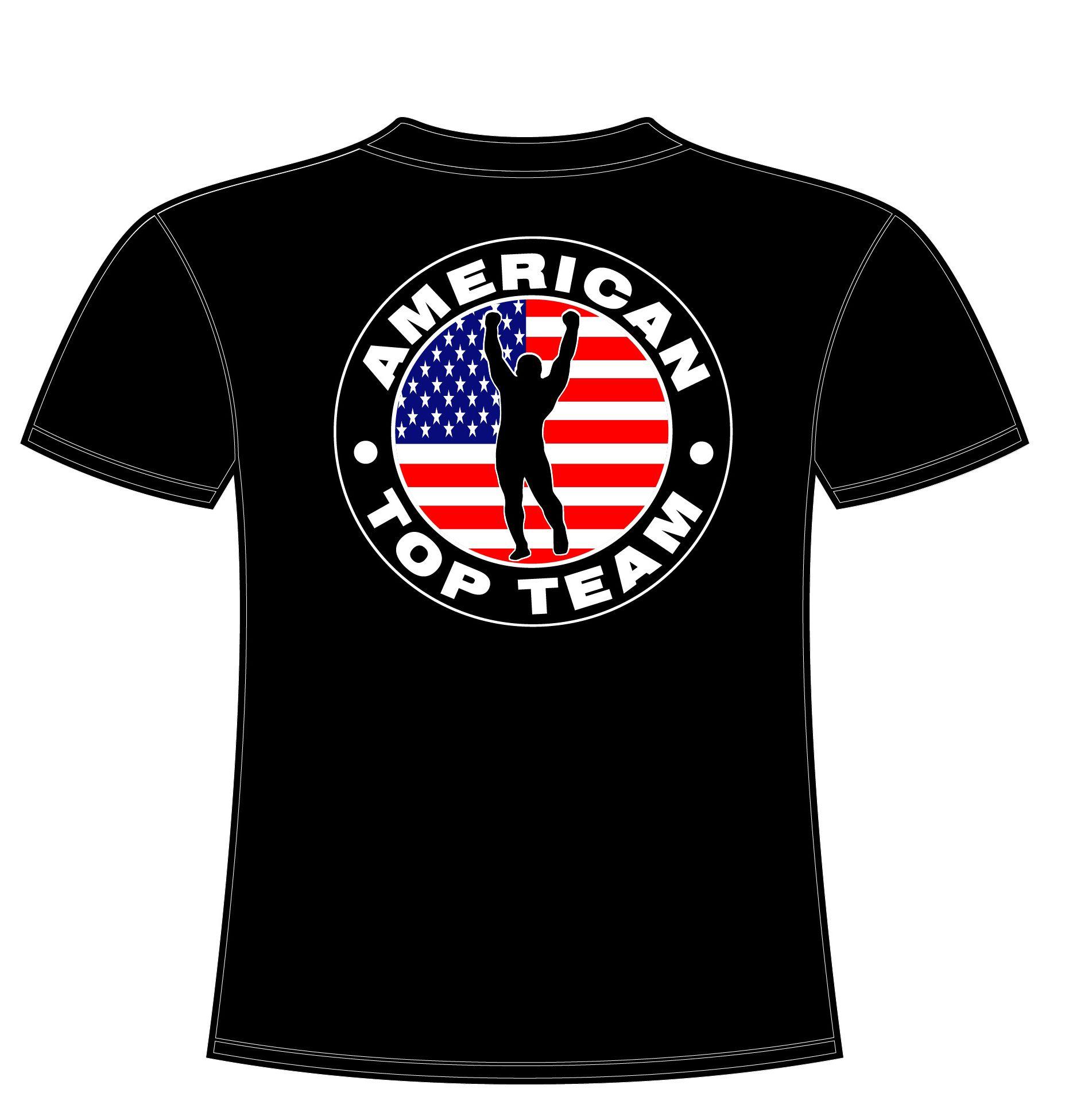 American Top Team Logo - Original Logo T-shirt Black - American Top Team