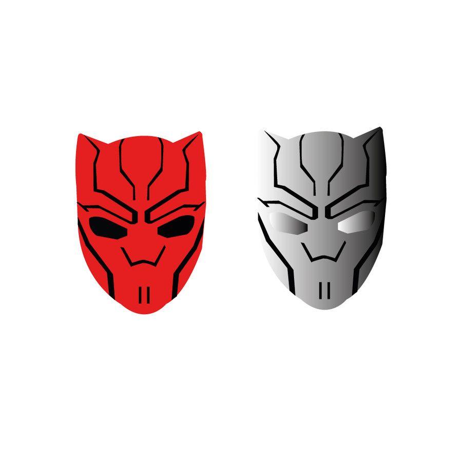 Red and Black Panther Logo - Entry #16 by YaSsin007 for Vector Black Panther face logo | Freelancer