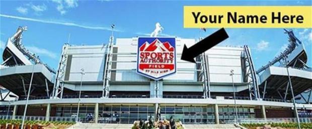 Sports Authority Field Logo - Your name here”: Last call to name Sports Authority Field at Mile
