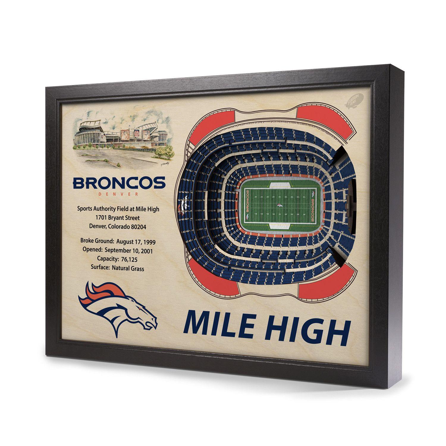 Sports Authority Field Logo - Denver Broncos // Sports Authority Field at Mile High the Fan