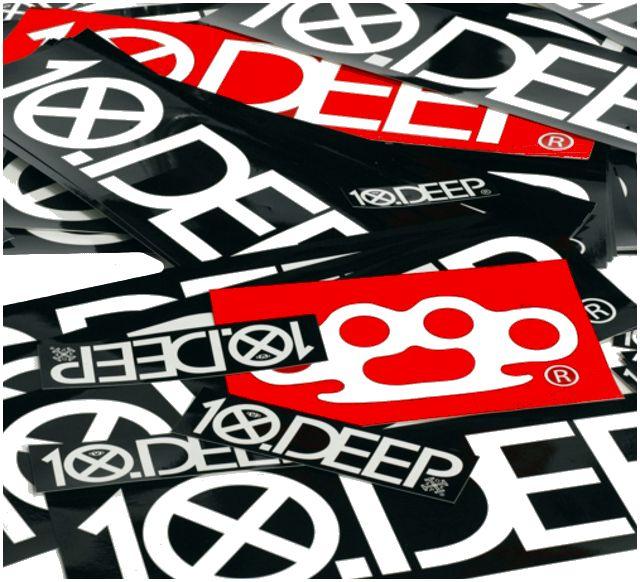 10 Deep Clothing Logo - Free 10 DEEP Stickers from 10Deep Clothing