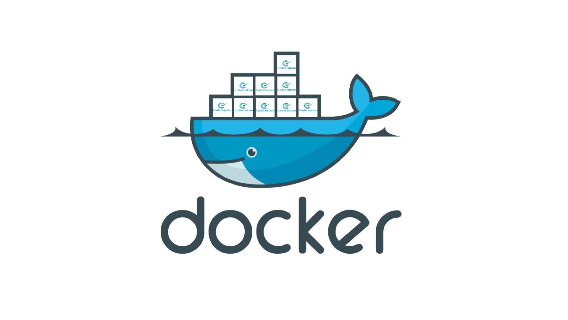 Docker Logo - Codeception To Start Automatic Tests Using Docker Console