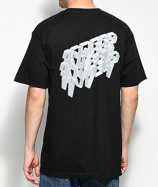 10 Deep Clothing Logo - Shoptagr | 10 Deep 3 D Black T Shirt by 10 Deep Clothing