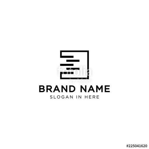 Square Shaped Logo - B Grid Logo Line In Square Shaped Stock Image And Royalty Free