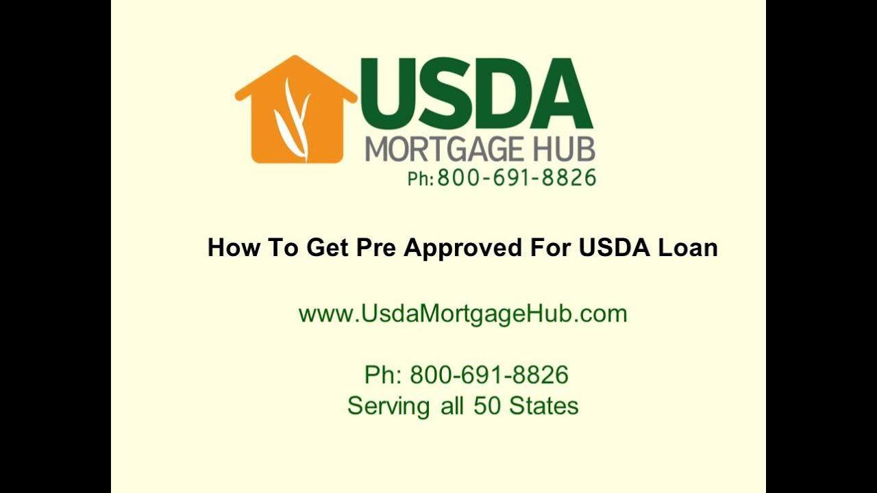 USDA Loan Logo - How To Get Pre Approved For USDA Loan - YouTube