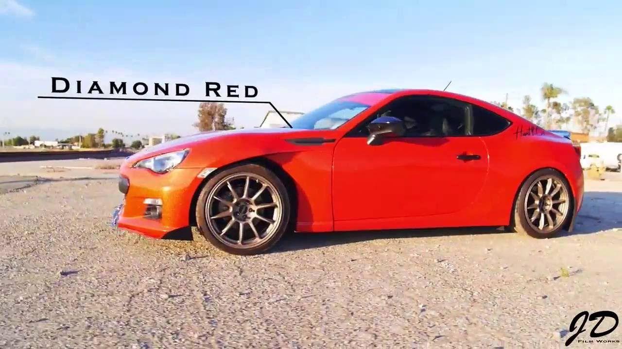 Red Diamond Car Logo - We Wrapped TJ Hunts BRZ | Diamond Red Vinyl Wrap - YouTube