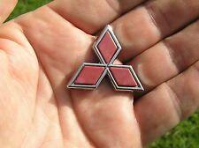 Red Diamond Car Logo - MITSUBISHI SMALL RED DIAMOND 35mm BADGE 1 3 8 Emblem Lancer