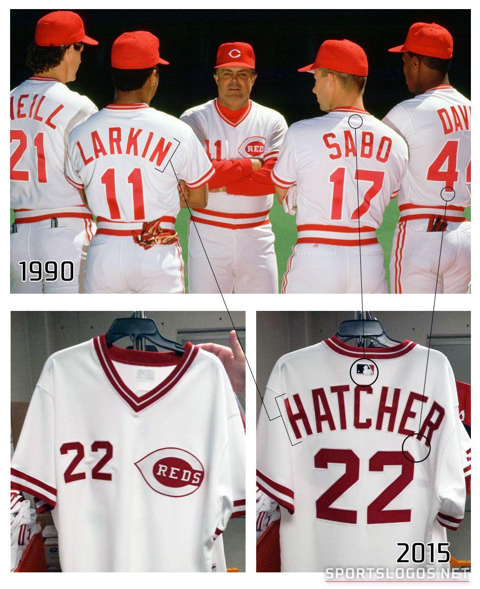 Reds Throwback Logo - Cincinnati Reds 1990 Throwback Uniforms | Chris Creamer's ...