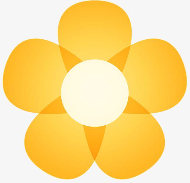 Yellow Flower Like Llogo Logo - Yellow Flower Vector, Flower Vector, Abstract, Flowers And Plants ...