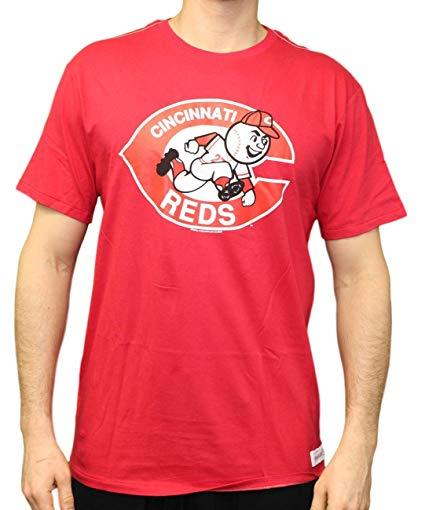 Reds Throwback Logo - Amazon.com : Mitchell & Ness Cincinnati Reds MLB XL Logo Vintage ...