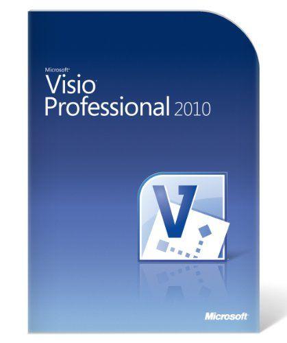 Microsoft Office Visio Logo - Microsoft Visio Professional 2010 1 PC MS