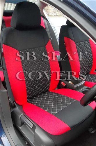 Red Diamond Car Logo - Red Diamond Stitch Car Seat Covers