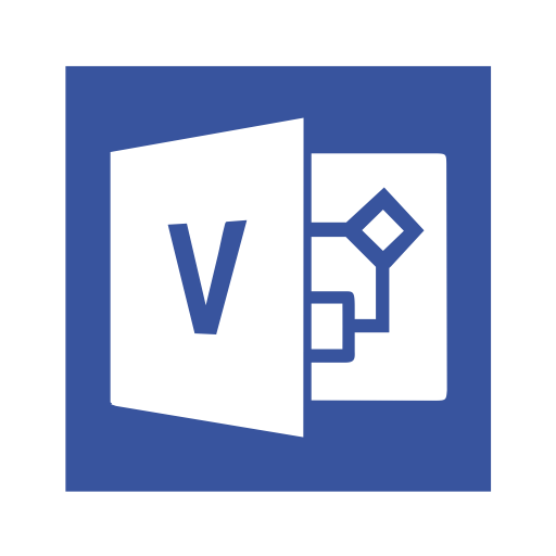 Microsoft Office Visio Logo - Microsoft, ms, office, services, suite, visio, windows icon