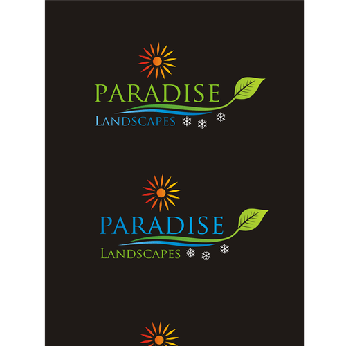 Paradise Landscaping Logo - Paradise Landscapes - Landscaping Logo Lawn, Landscaping, snow ...