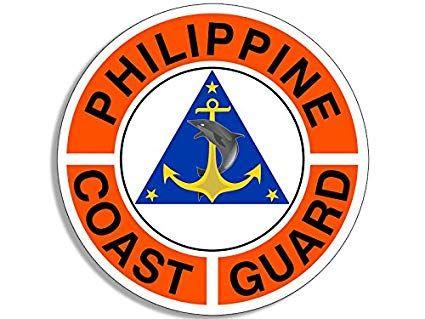 Philippine Military Logo - American Vinyl Round Philippine Coast Guard Sticker