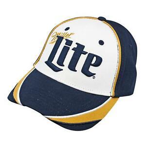 Miller Light Logo - Men's Baseball Hat Authentic Miller Light Beer Logo Cap Drink