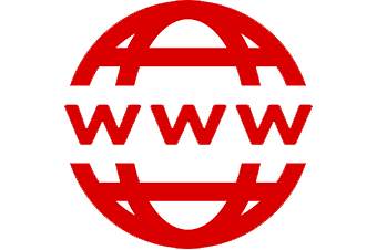 Red Website Logo - Web Design