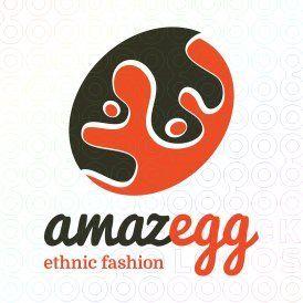 Ethnic Color Earth Logo - Amazegg - Ethnic Fashion | Logos, Fashion and Logo design