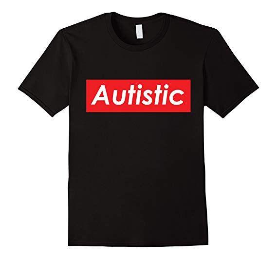 Red Box White Letters Logo - Amazon.com: Autistic Red Box Logo White Letters - I'm Autistic Shirt ...