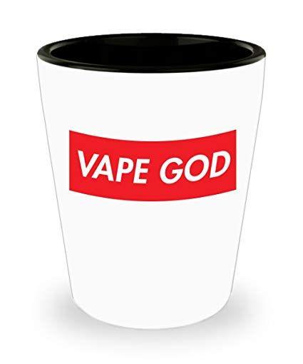 Red Box White Letters Logo - Amazon.com | VAPE GOD Bar Drinking 1.5oz Shot Glass Funny Vape ...