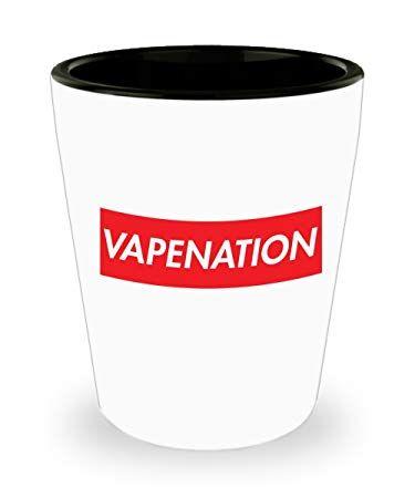 Red Box White Letters Logo - Amazon.com | VAPENATION Bar Drinking 1.5oz Shot Glass Funny Vape ...