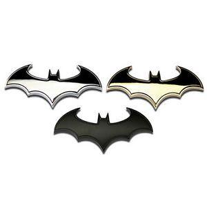 Cool Bat Logo - 3D Cool Metal Bat Logo Stickers Car Styling Metal Batman Sticker