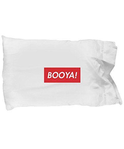 Red Box White Letters Logo - Hogue WS LLC BOOYA! Standard Size White Pillow Case - Red Box White ...