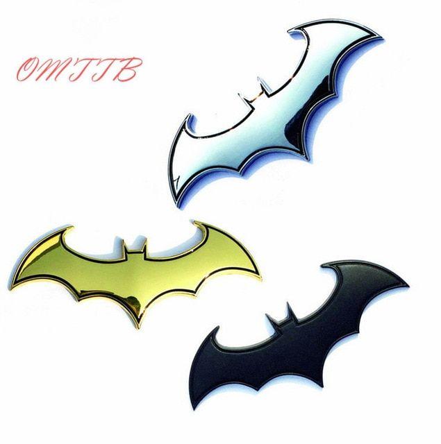 Cool Bat Logo - 3D metal Car Stickers Cool Bat Metal Auto Logo Batman Badge Emblem ...