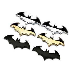 Cool Bat Logo - Cool Auto Car 3D Metal Bat Batman Shape Logo Car Sticker Badge