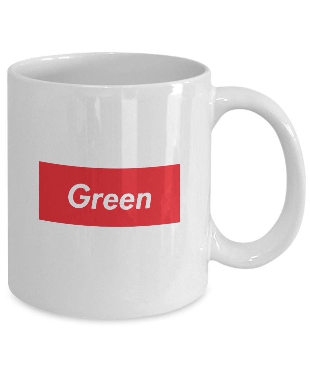 Red Box White Letters Logo - Amazon.com: Green Mug Acrylic Coffee Holder White 11oz - Red Box ...