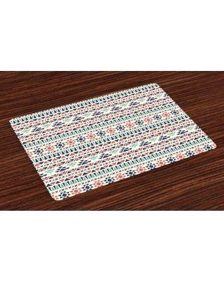 Ethnic Color Earth Logo - Last Minute Holiday Deal Alert! Tribal Placemats Set Of 4 Aztec
