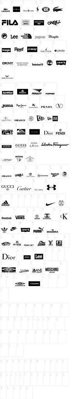Athletic Clothing Companies and Apparel Logo - 55 Best clothing brand logos images | Logo branding, Clothing brand ...