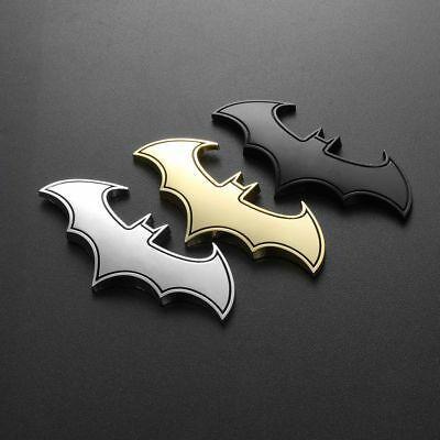 Cool Bat Logo - COOL 3D METAL Bat Auto Logo car Sticker Metal Batman Badge Emblem ...