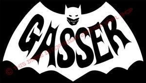 Cool Bat Logo - X1 BATMAN GASSER Funny cool vintage retro muscle car bat CUSTOM