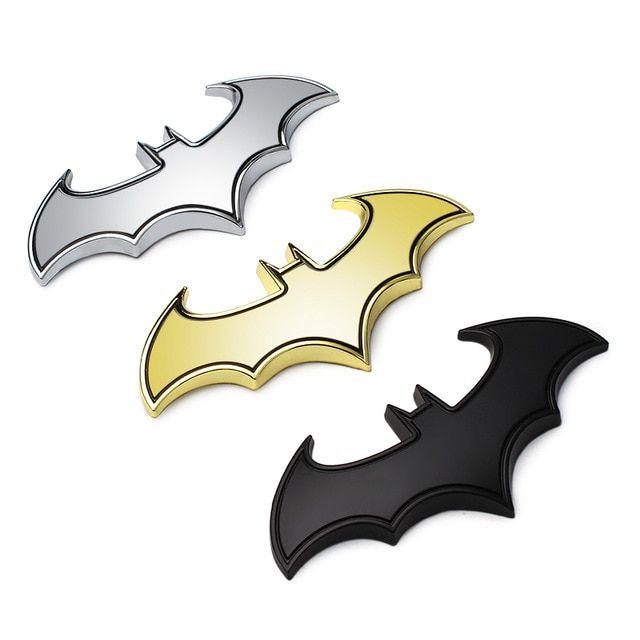Cool Bat Logo - SUKO 3D Cool Bat Metal Logo hero Batman Badge Emblem Decals sticker