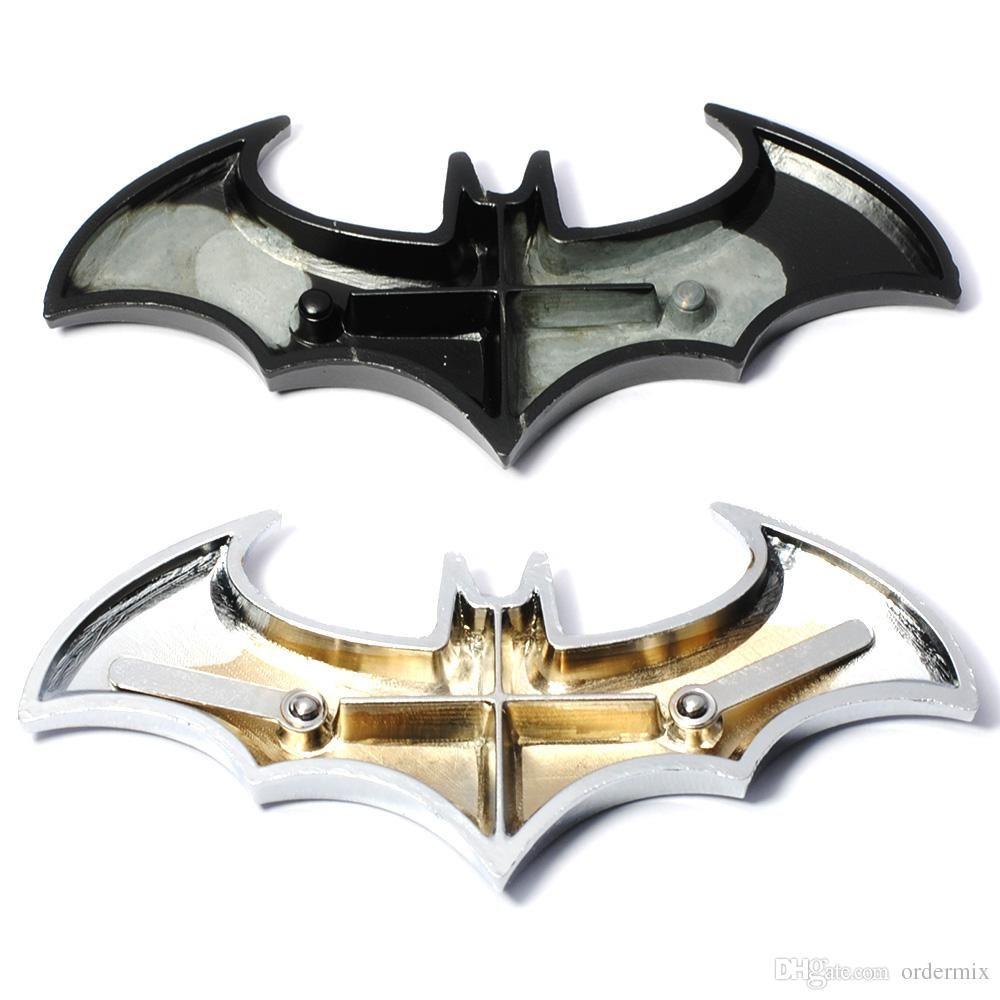 Cool Bat Logo - 2019 3D Cool Metal Bat Man Auto Car Logo Cartoon Sticker Metal Badge ...