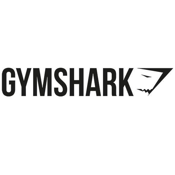 Black and White Athletic Clothing Logo - Gymshark